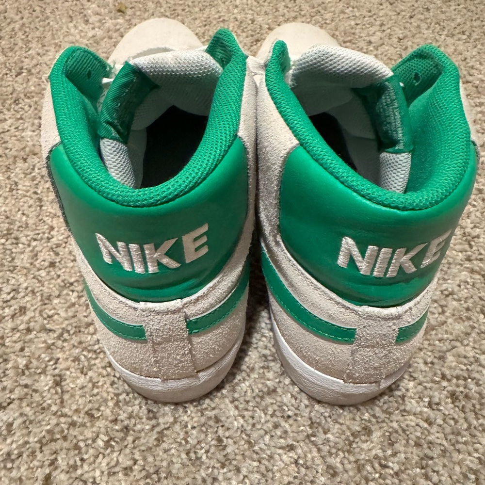 Nike Blazers Sneakers in Green and White